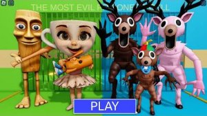 Brainrot и Олень с семьями в новом обби! Кто сбежит из тюрьмы?