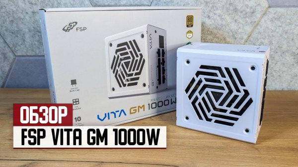Обзор блока питания FSP VITA GM 1000W — премиальная начинка по цене середнячка