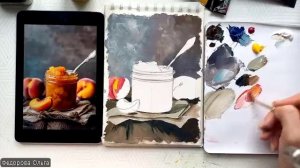 Акрил. Персиковое варенье