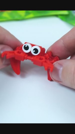 Зверятыш Крабини Клешнини. Акция в Магните. Конструктор Краб.