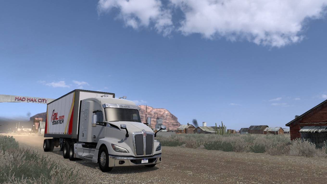 American Truck Simulator 1.55 Map MADMAX #1 смотреть онлайн