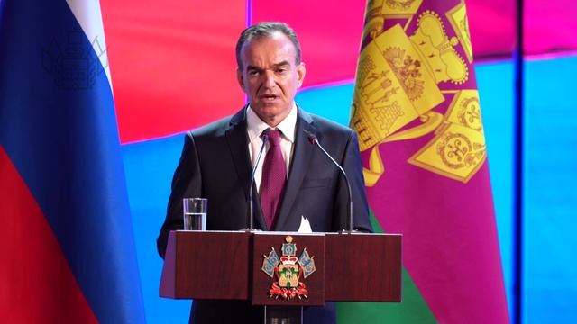 Вениамин Кондратьев официально вступил в должность губернатора Краснодарского края смотреть онлайн