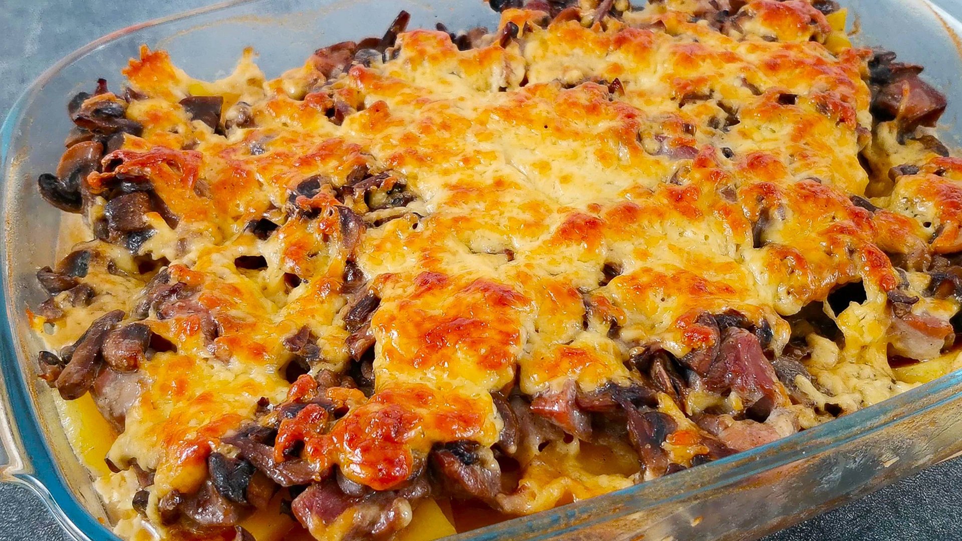 Картошка с мясом и грибами в духовке. Как приготовить вкусно смотреть онлайн