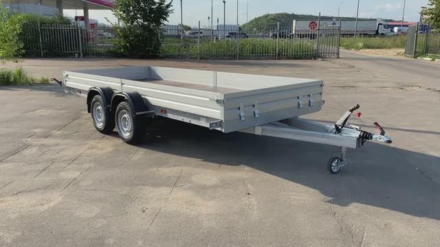 Легковой прицеп для коммерческих перевозок на 2500кг смотреть онлайн