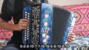 ОСЕННЕЕ ТАНГО - НА ГАРМОНИ ЦИФРАМИ