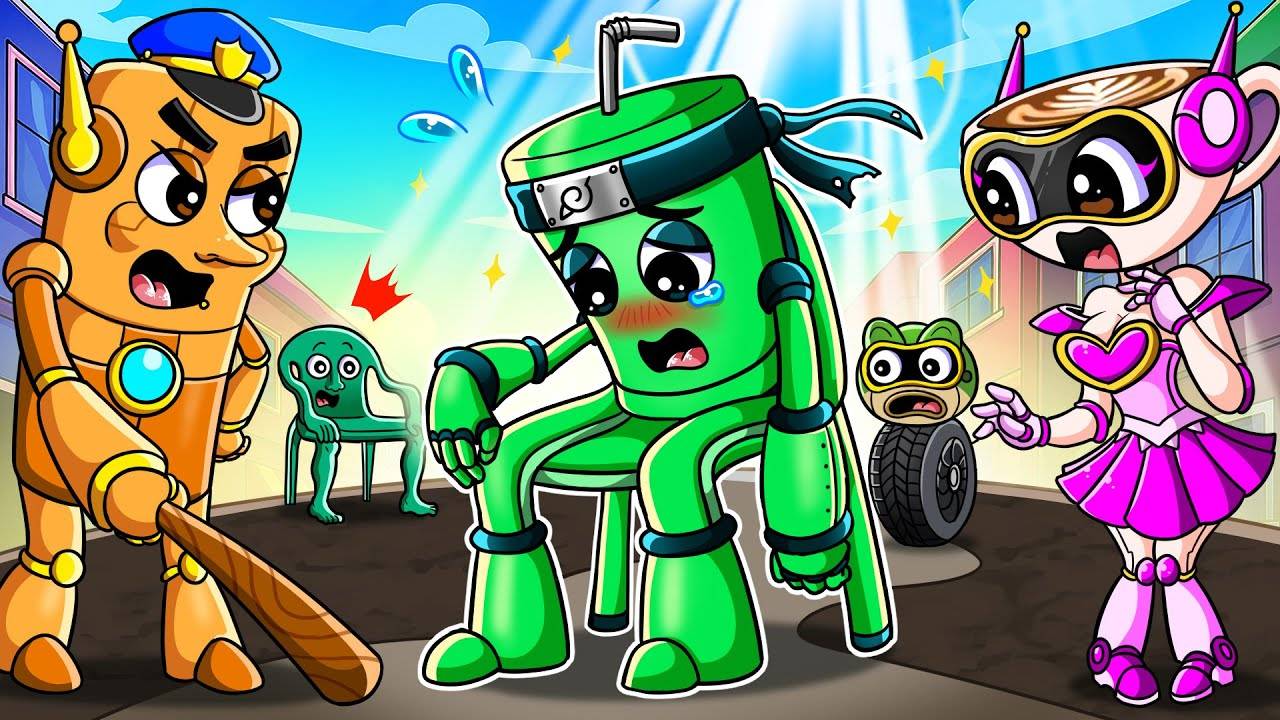 Ассасино превращается в робота!! ...Что?! Новый Фьюжн называется Каркеркар Куркур?! | Sprunki смотреть онлайн