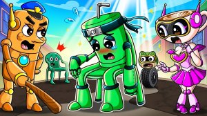 Ассасино превращается в робота!! ...Что?! Новый Фьюжн называется Каркеркар Куркур?! | Sprunki