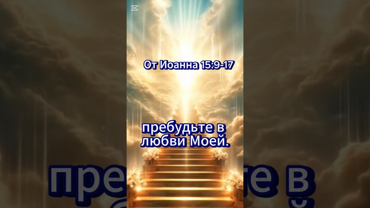 От Иоанна 15 : 9 -17 смотреть онлайн