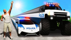УГНАЛ ВСЕ САМЫЕ ДЛИННЫЕ ПОЛИЦЕЙСКИЕ ТАЧКИ В ГТА 5!