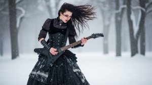 Метал/Рок  Музыка от Нейросети Стихи А.С. Пушкин  - Зимний вечер | AI Music & Video. Перезалив