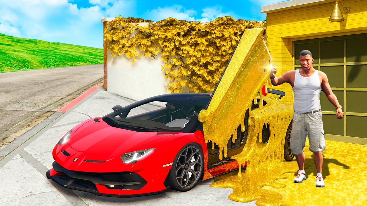 ГТА 5, НО ВСЕ ЧЕГО Я КАСАЮСЬ ПРЕВРАЩАЕТСЯ В ЗОЛОТО! смотреть онлайн