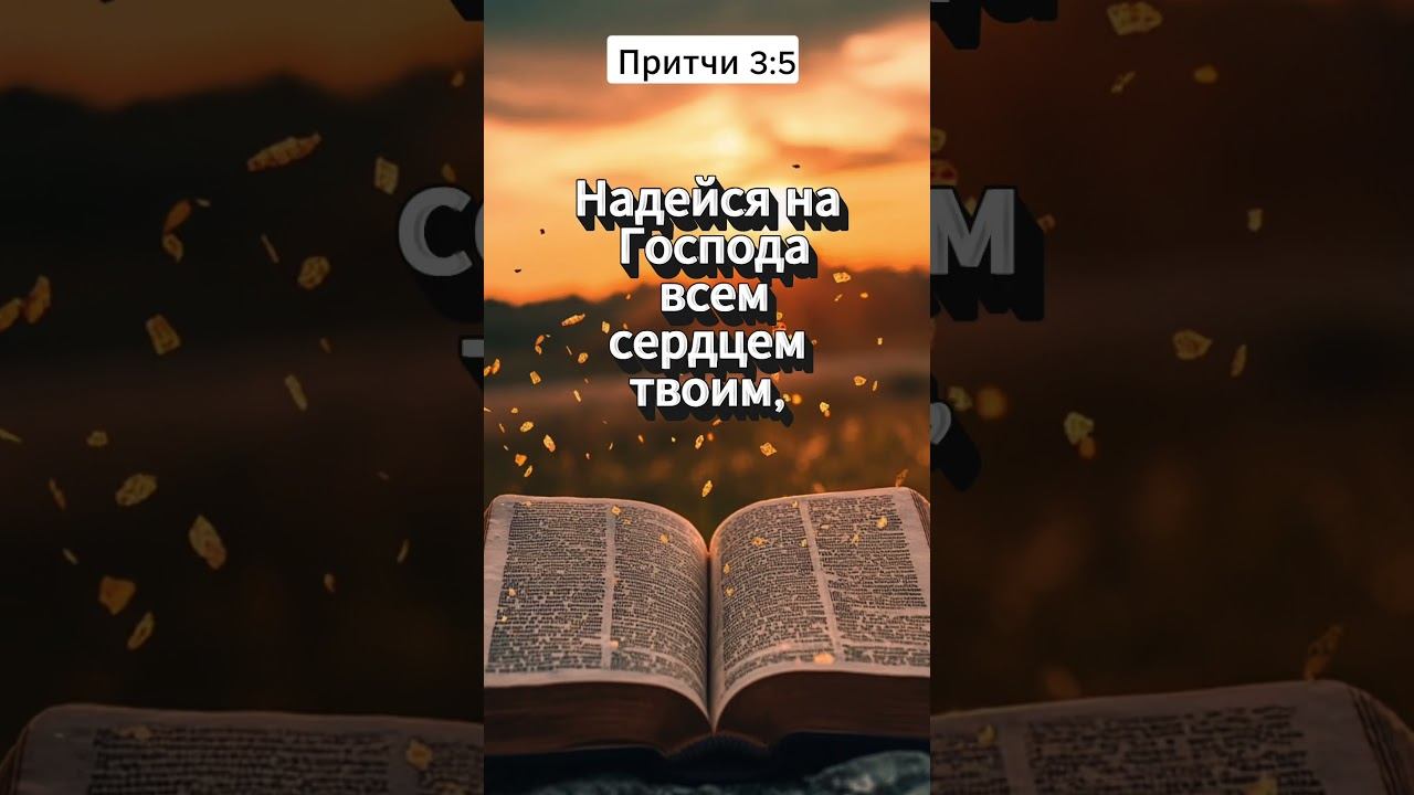 Навигатор — не разум, а Бог | Притчи 3:5 | Цитаты из Библии смотреть онлайн