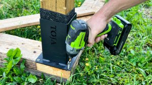 Не думал, что это так просто… Беседка на даче за час!