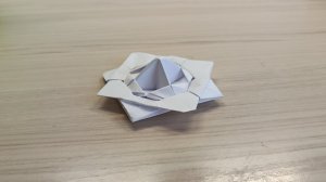 как сделать лёгкий волчок из бумаги