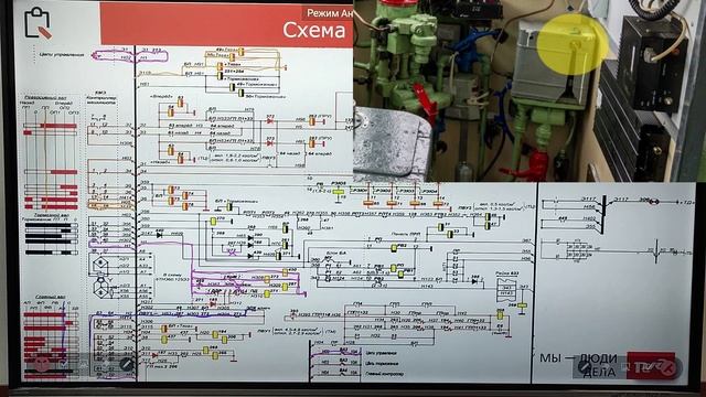 3 Схема включения линейных контакторов электровоза Вл80с