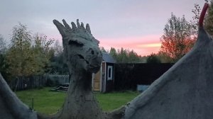Дракон на костровище своими руками.