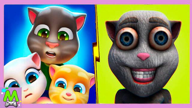 Говорящий Том и его Друзья vs Ужасный Кот Хуан.Милые Питомцы против Ужастика смотреть онлайн