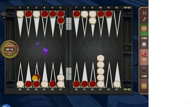 Длинные нарды 33 - 19. Да, легко... смотреть онлайн