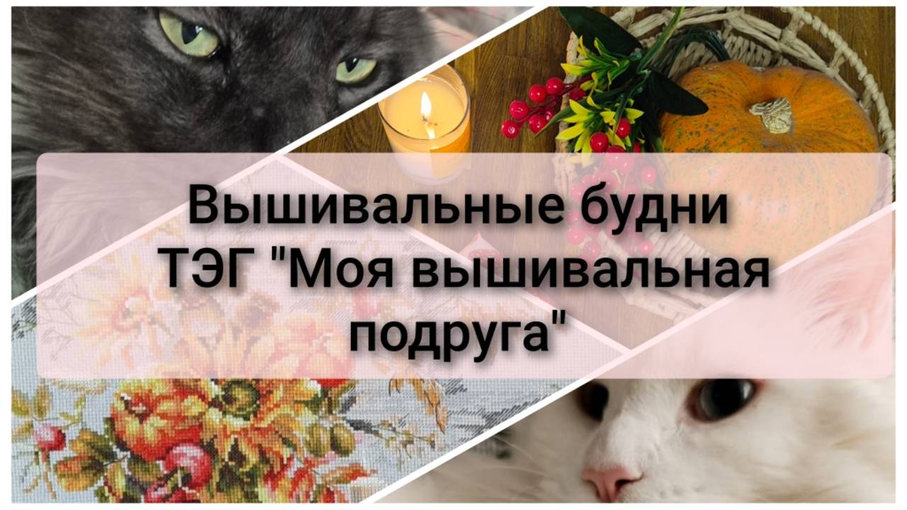 Вышивальные будни. 4 финиша. История одного человека - ТЭГ "Моя вышивальная подруга" смотреть онлайн