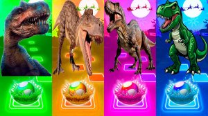 Coffin Dance Динозавры 162 уровень - Мультики про Динозавров | МУЛЬТФИЛЬМЫ ДИНОЗАВРЫ в Tiles Hop