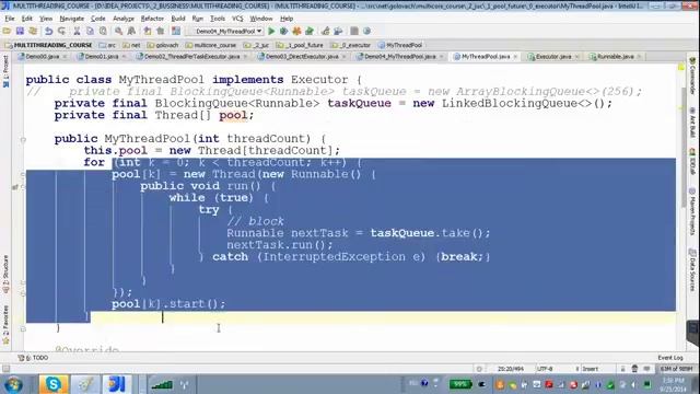 GolovachCourses_ Java Multithreading 25.09.2014 Lecture #07. java.util.cuncurrent смотреть онлайн