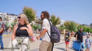 Scaring People in San Sebastiбn 2023 !! Bushman Prank