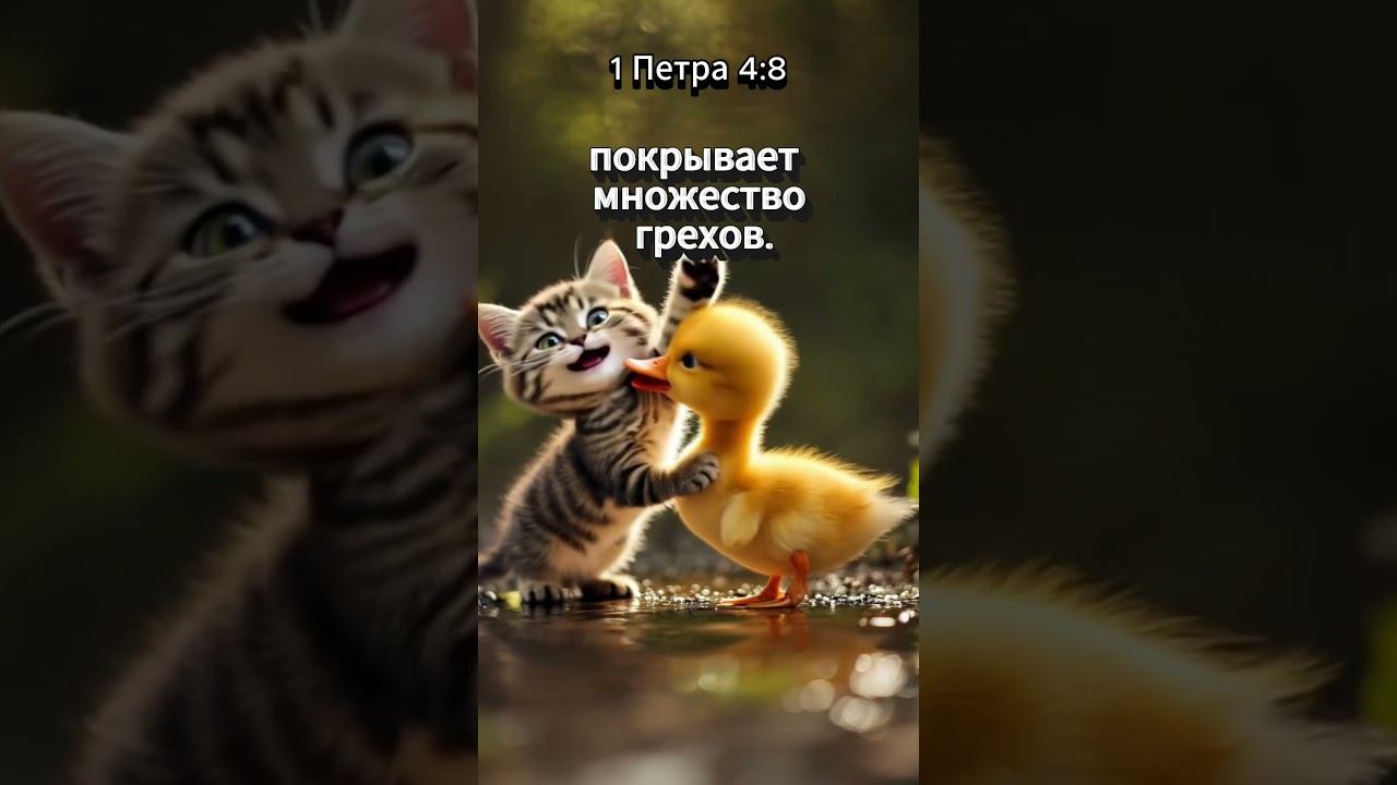 Где любовь — там мир | 1 Петра 4:8 | Цитаты из Библии смотреть онлайн