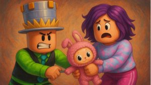 УКРАДИ ЛАБУБУ как укради Brainrot РОБЛОКС! ПАПА и ДОЧКА вдвоем ОХРАНЯЮТ БАЗУ и КРАДУТ Лабубу!