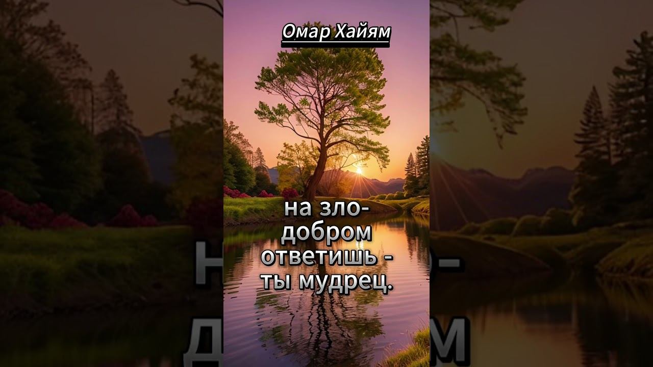 #shorts Омар Хайям . Добром добро.... смотреть онлайн
