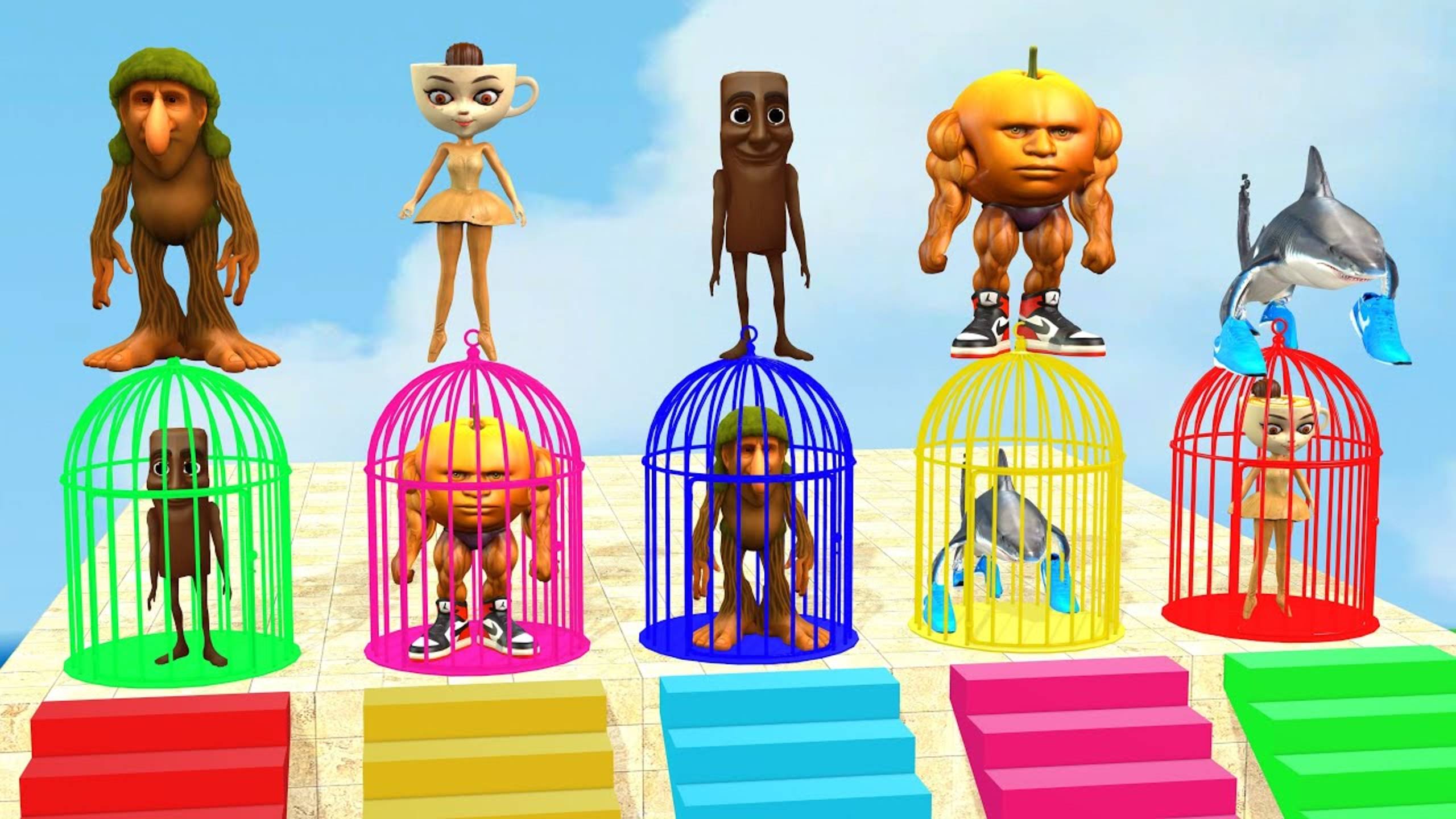 Брейнрот проходит испытания | Итальянские  мемы - в опастности| Мультики про Балерина Капучно