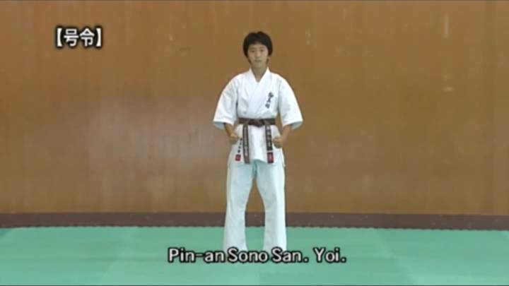 Пинан Соно Сан - Ката Карате Кёкусинкай (Kata Pinan Sono San - 平安三段 v.2 смотреть онлайн