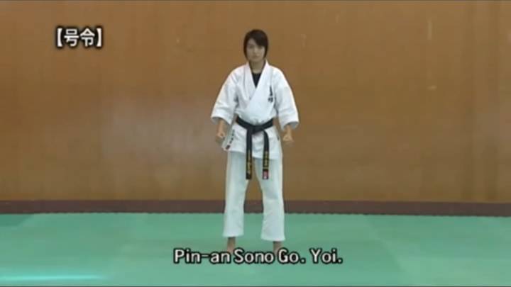 Пинан Соно Го - Ката Карате Кёкусинкай (Kata Pinan Sono Go - 平安五段) v.2 смотреть онлайн