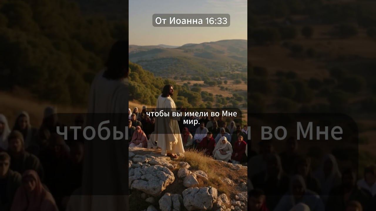 «В этом мире будет боль… но не бойся» ✨ | Иоанна 16:33 | Слова Иисуса, которые дают силу смотреть онлайн