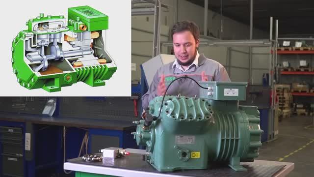 Поршневой компрессор Bitzer, состав и принцип работы смотреть онлайн