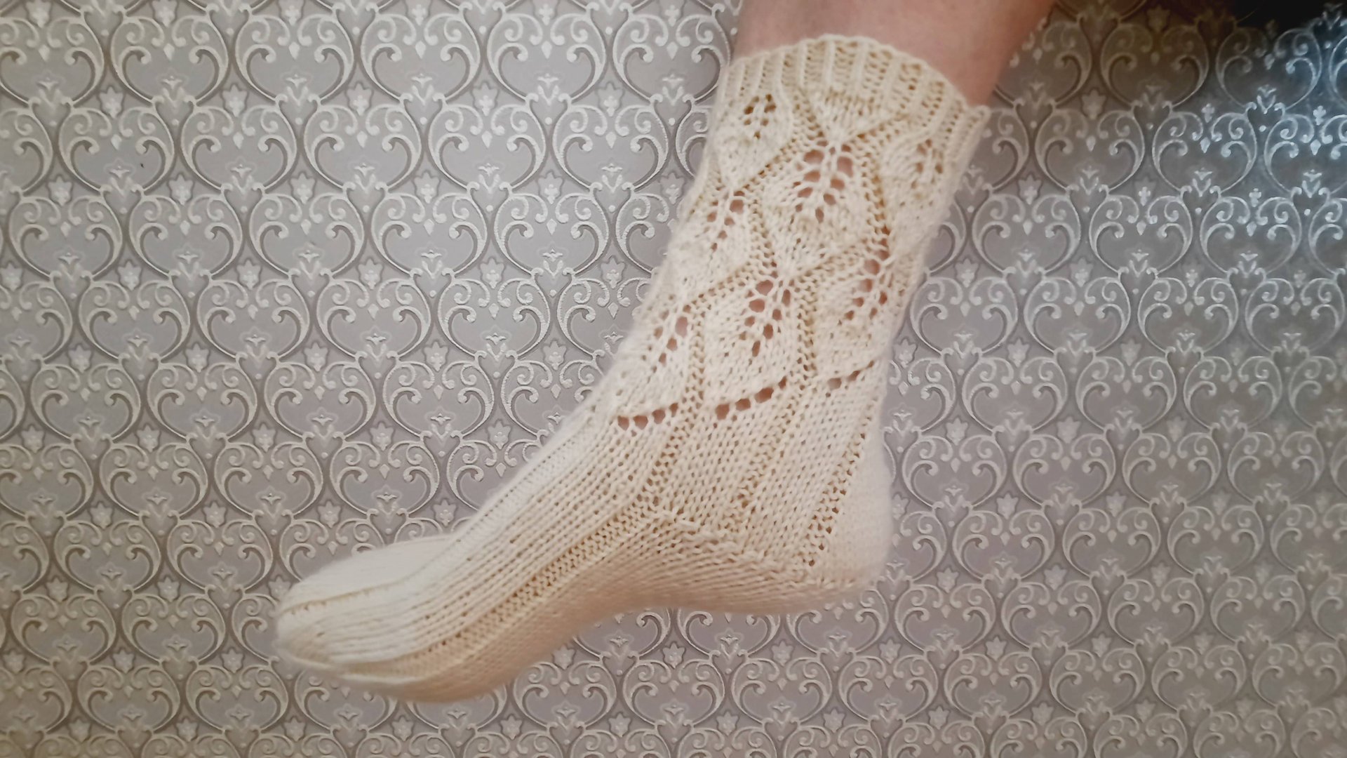 Носки ажурные. смотреть онлайн