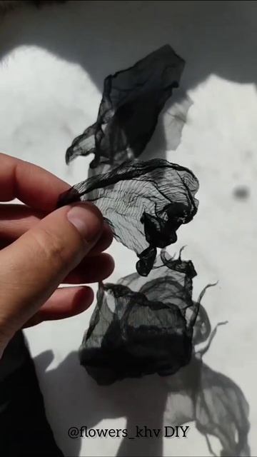 Шифон после обработки раствором ПВС. смотреть онлайн