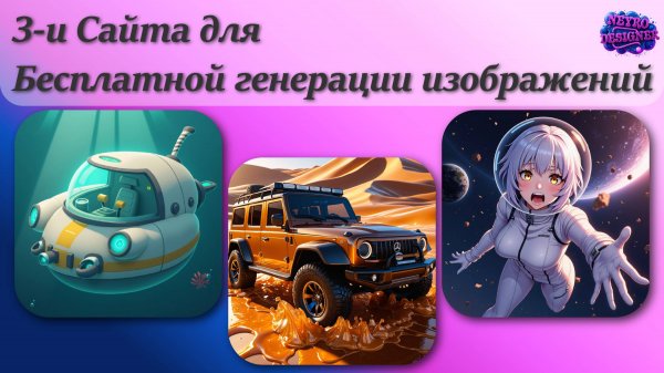 3 сайта с Бесплатными ИИ для генерации изображений