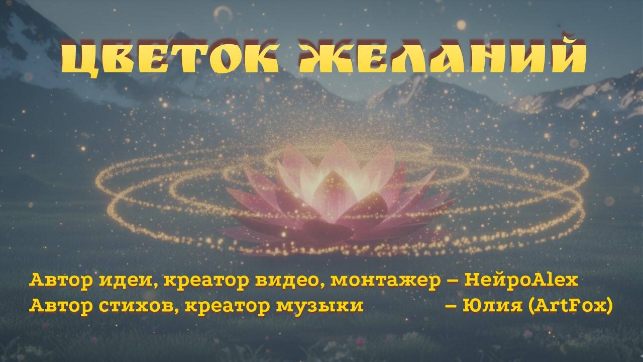 Цветок желаний. Трогательная сказка о потерях и семье. Автор песни Юлия (DiYuMi)