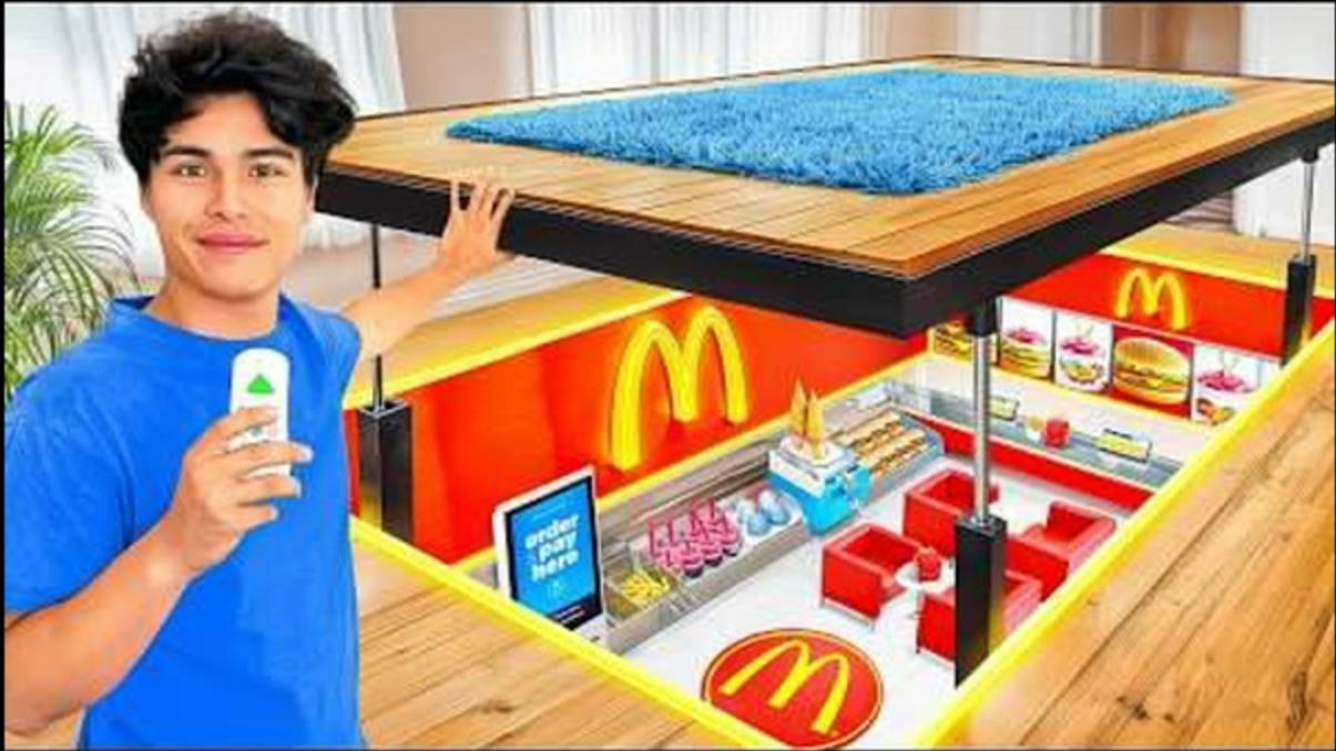 Я построил СЕКРЕТНЫЙ Макдональдс у себя в комнате!