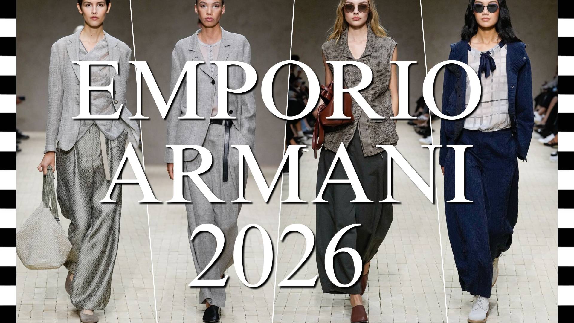 🔥 EMPORIO ARMANI (Эмпорио Армани) коллекция весна-лето 2026: прощальное шоу маэстро в Милане смотреть онлайн