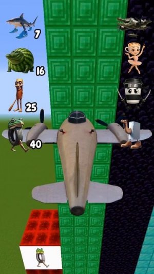 Which New Italian Brainrot Animals Jump the Best in Minecraft✅ #minecraft #brainrot #shorts