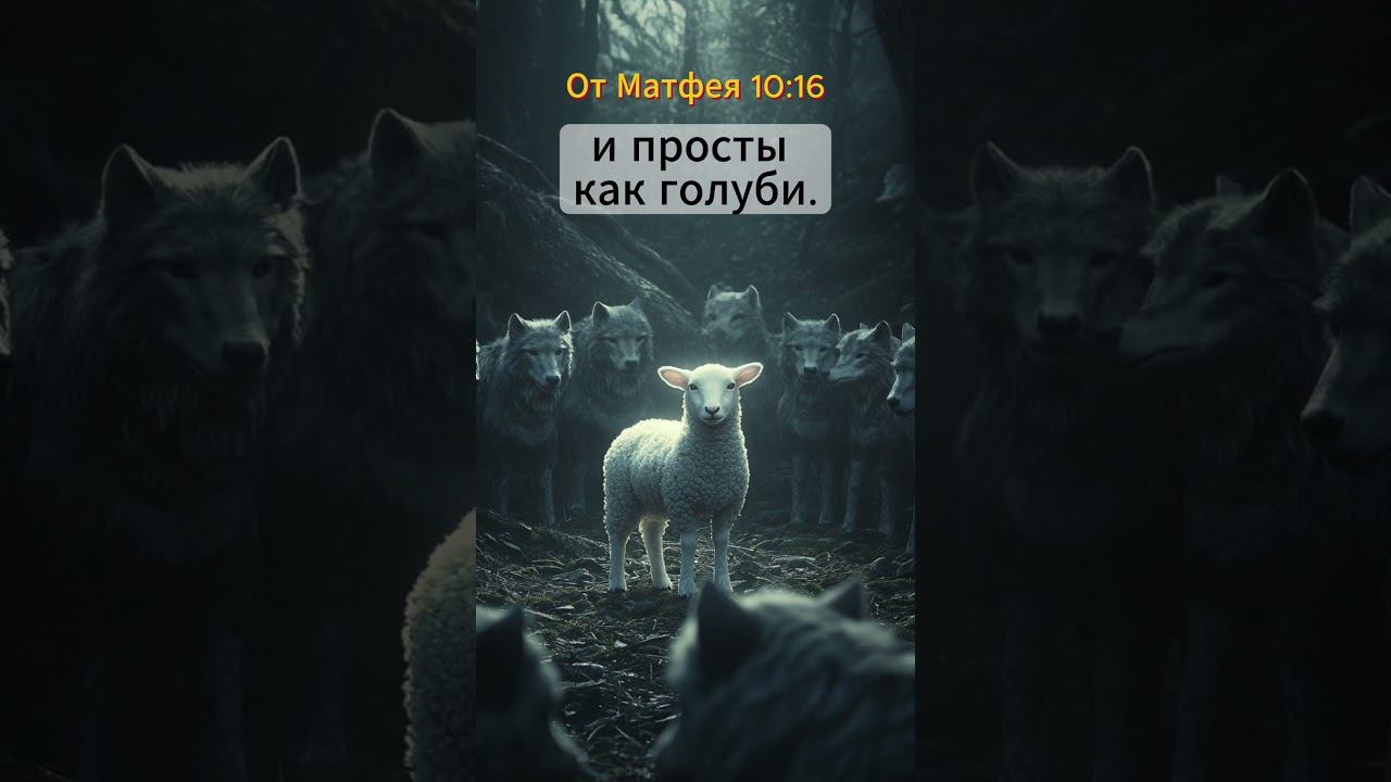 Среди волков, но под защитой Бога | Матфея 10:16 | Цитаты из Библии смотреть онлайн