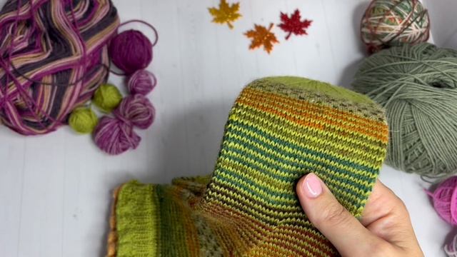 Второй отчёт сентября в СП»Носочный блюз осени 2»,готовые работы🧦 смотреть онлайн