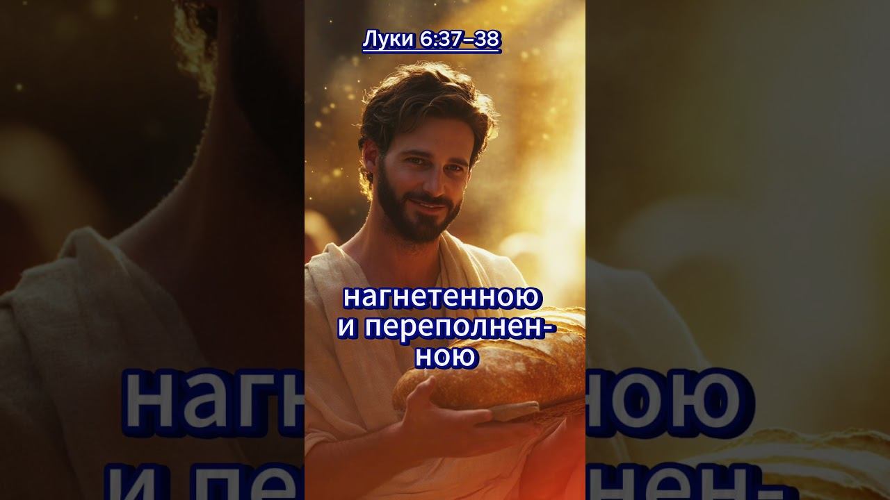 Мера щедрости | Луки 6:37–38 | Закон сеяния и жатвы | Цитаты из Библии смотреть онлайн