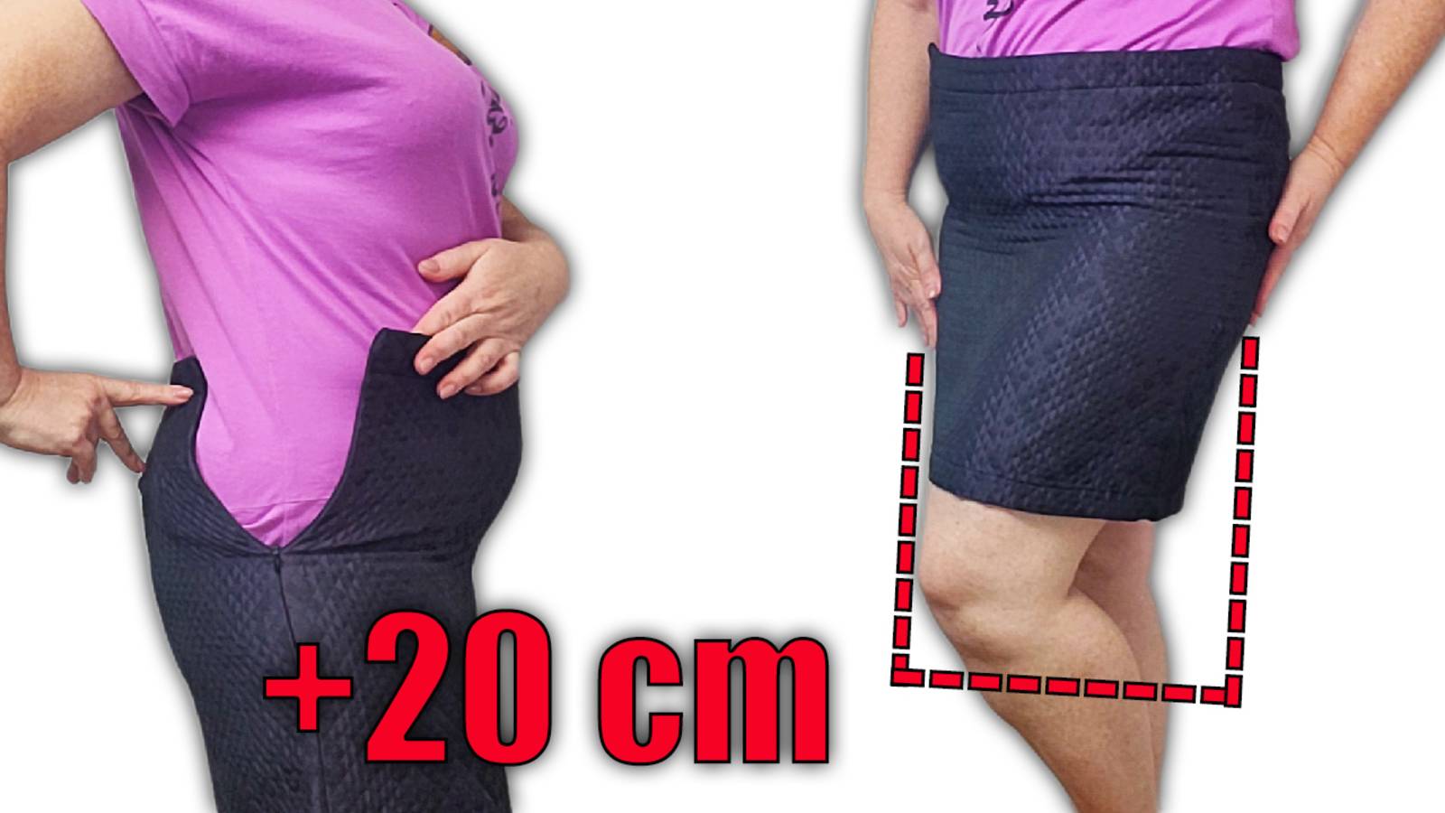 Швейный трюк: Как удлинить и расширить юбку на 20 см смотреть онлайн