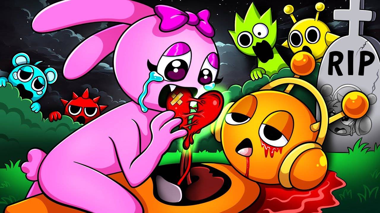 Суперсемейка Спрунки-Уши R. I. P... // Грустная история / / Анимация Суперсемейки Спрунки смотреть онлайн