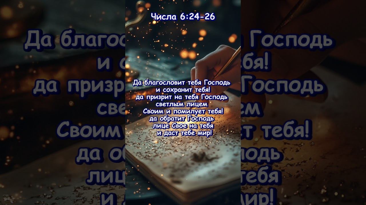 Числа 6: 24 -26 смотреть онлайн