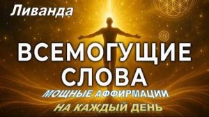 Ливанда: Мощные аффирмации на каждый день ۞ Привлечение счастливых событий