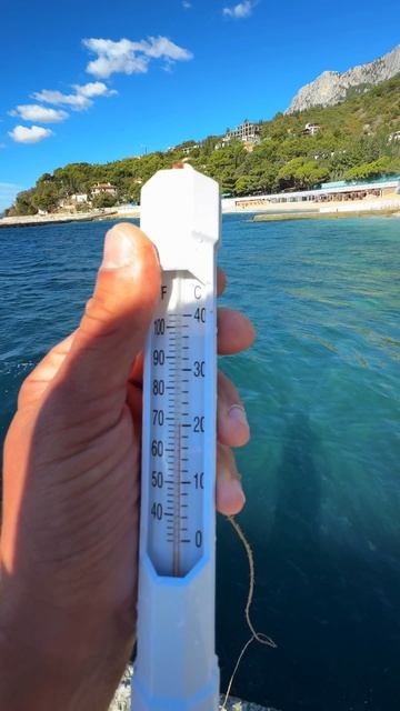 Крым температура морской воды сегодня. Крым 2025 #крымморе #осеньвкрыму #крым смотреть онлайн