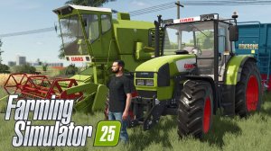 Зерноуборочный комбайн CLAAS Mercator 75 | Farming Simulator 25 🐄🌻🌽